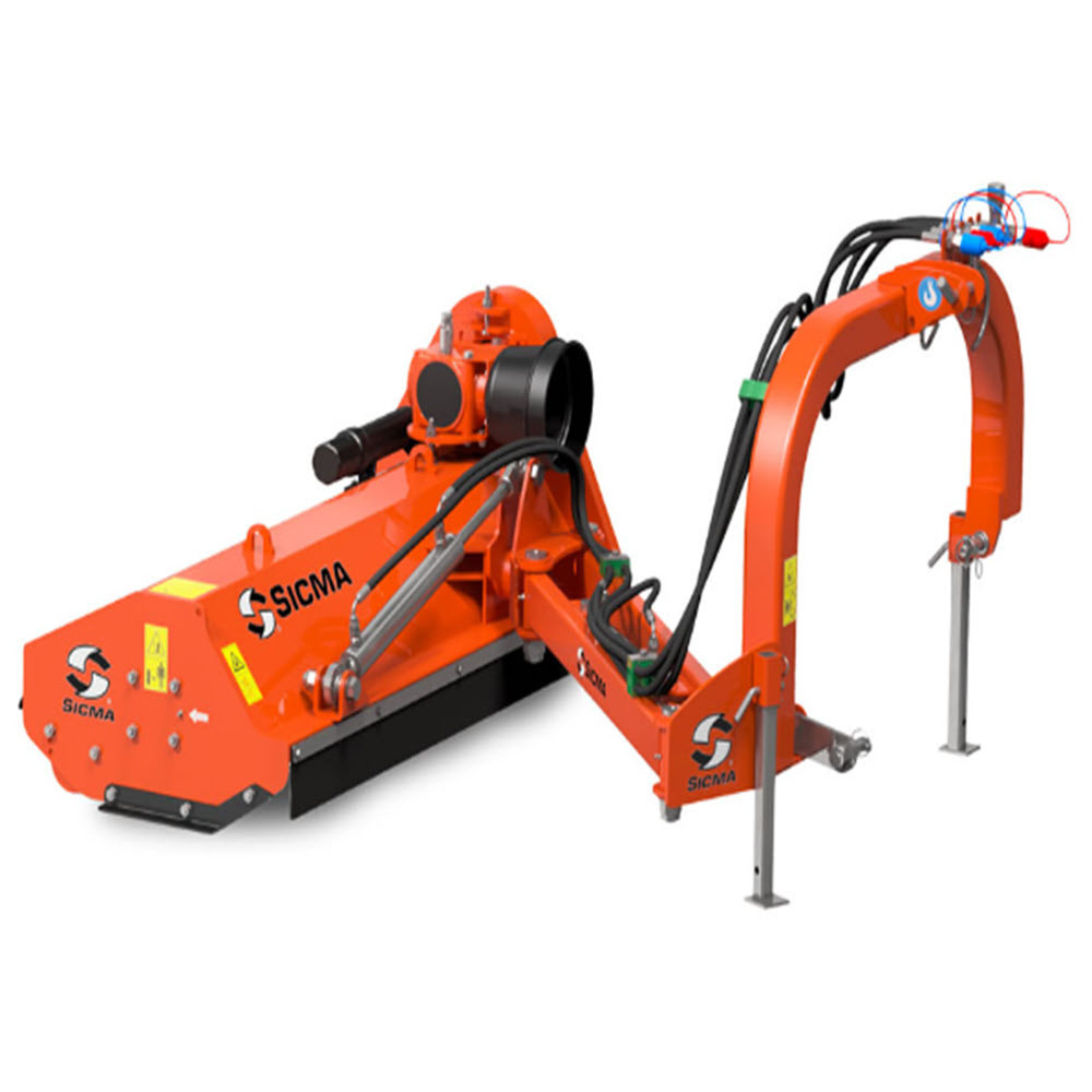 49" Phoenix (Sicma) 3 Point Tractor Ditch Bank Flail Mower Model MM-125

49" D.B. FLAIL W/CV PTO SHAFT 

The Phoenix family of ditch bank flails offer rugged construction for years of dependable service. It is characterized also by the high adaptability to any type of terrian and to every kind of machining: the mulching of grass, brushes, wood, pruning waste and more. The hydraulic system enables you to use the tool behind the tractor or alongside the tractor. Used for ditch banks and hill sides. Available in working widths of 47 inches, 49 inches, 60 inches, and 75 inches. 

Standard Features:
Constant velocity pto shaft
Horsepower Req. - 15-30HP
Hydraulic flow control
30 Hammers (60 Knives)
Side Skids 
Safety deflectors
Full floating hitch
*Images are representative but may vary from actual product
*Some Assembly Required