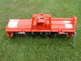 56" Phoenix (Sicma) 3-Point Tractor Rotary Tiller Model T5-56K

W/Slip Clutch

18 Tines Each Side- Tine # 4811285 Right/ 4811286 Left

Phoenix T5 Series Rotary Tillers are well suited for hobby farmers, fruit and vegetable growers, landscapers, nurseries, vineyards, and grounds maintenance operations. Applications include: soil conditioning and weed control, fertilizer incorporation, and seed bed preparation. Available in working widths from 36" to 60".

 Six Tines Per Flange
 Adjustable/Off Setable Lower and Upper Hitch Blocks (for up to 4" of offset)
 Drive Housing Oil Level Site Glass for Ease of Maintenance
 Multi-position Heavy Duty Zinc Plated Jack Stand
 Powder Coat Paint Finish Available in Red Or Orange
 Heavy Duty Adjustable Drag Board With Zinc Plated Check Chain
 Series 4 PTO Shaft With Slip Clutch
Made by Sicma

*images are representative but may differ from actual product

*Some Assembly Required