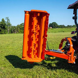 Phoenix Sicma MPE-230 ditch bank flail mower in vertical transport position