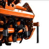 90" Farm-Maxx Extreme Duty Gear Drive Rotary Tiller Model FVH-90G

Tiller, Gear Drive H.D. 90" w/Slip Clutch

The FVH series is a suitable for tractors from 75 to 125 horsepower with category 2 or 3 hitch. The FVH models are heavy-duty and dependable, cutting through very demanding and stony soils. The speed of the rotor can be adjusted.

Specifications:

Cat 2 or 3 Hitch
HP Required: 75 - 125 HP
Working Width: 90"
Max Working Depth: 9"
Total # of Tines: 54