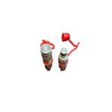 1/2 inch NPT flat face hydraulic coupler set male and female for skid steer tractor and root grapple attachments