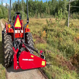 Double-action cutter bar of Farm-Maxx FSBM-7H sickle bar mower with bolt-on guards and extra blade bar