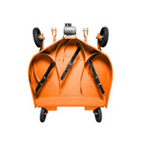 Farm-Maxx FMR-84 heavy duty 84 inch PTO driven finish mower deck with anti scalp wheels for smooth lawn and turf mowing