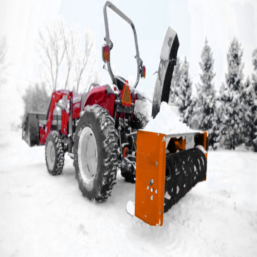 68" Farm-Maxx 3 Point Snowblower Model FSNB-68-M

Designed for use on a compact tractor, the NEW Farm-Maxx 68-inch snow blower maximizes tractor horsepower for superior snow-throwing distance in large winter storms. The Farm-Maxx FSNB can clear large amounts of snow from driveways, parking lots, and pathways with minimal effort. The FSNB Snow Blower can tackle heavy snowfall and packed snow, saving you time and energy compared to manual shoveling. It’s offered in three widths and will work with 15-50 HP tractors. With the convenience and efficiency it offers, a snow cannon for your tractor is a smart choice for effective winter snow management.

Specifications:

Horsepower Required: 30 HP
Working Width: 68"
Hitch: Cat 1
Welded Augers with High Tensile Steel Ribbon Flighting
Five blade fan evacuates high volumes of snow quickly,
and adds tighter tolerance to the housing.
Heavy-duty gear box.
Manual Pin-Style Deflector to set it and forget it.
Adjustable skid shoes to extend cutting edge life.