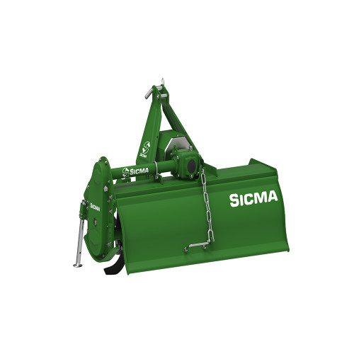 Sicma 47-Inch Rotary Tiller with Chain Drive – Heavy-Duty PTO Tiller with Slip Clutch for Compact and Utility Tractors