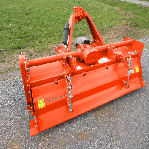 Farm-Maxx FVH-90G 90 inch rotary tiller on tractor for sale at Styron Ag Parts