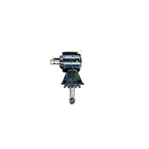 40 HP Gearbox for Rotary Cutters - Agri-X

Designed for use with our Agri-X 4 ft, 5 ft, and 6 ft rotary cutters.

Specifications:

Gearbox RC-30
Horsepower: 40
Max RPM 540
For 4 ft., 5 ft., and 6 ft. rotary cutters
Housing construction: Ductile iron
Mounting Base Thickness is 3/8 inch
9 inches tall
Distance between mounting holes is 4-3/4 inch
Smooth input shaft: 1-3/8 in diameter X 3-7/8 inches long
Output shaft 1-1/2 inch diameter X 12 Spline being 4-1/2 inch length
Spline length is 2-5/8 inches 
Gear ratio: 1:1.47
Gear type: Bevel gear
Uses 80/90W Gear Oil