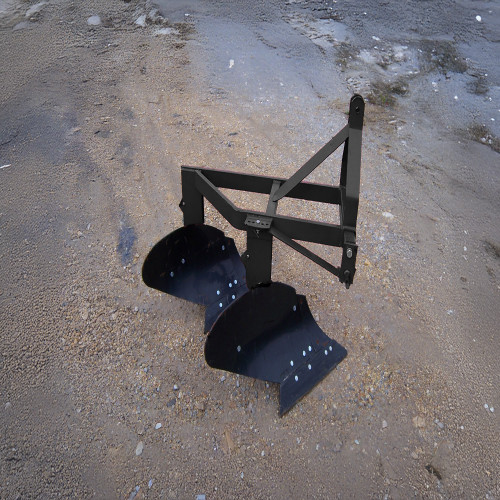 Farm-Maxx UBP2-14 Double Moldboard Plow with 14-inch blades, 2-bottom design, and durable powder-coated steel frame for 18–40 HP tractors.