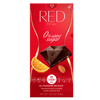 Red Chocolate 3.53 oz. No Sugar Added Orange & Almond Dark Chocolate Candy Bar