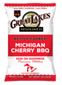 Great Lakes 1.375 oz. Michigan Cherry BBQ Kettle Cooked Potato Chips (40 Pack)