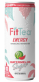 FitTea 12 fl. oz. Sugar Free Watermelon Energy Sparking Refresher (12 Pack)