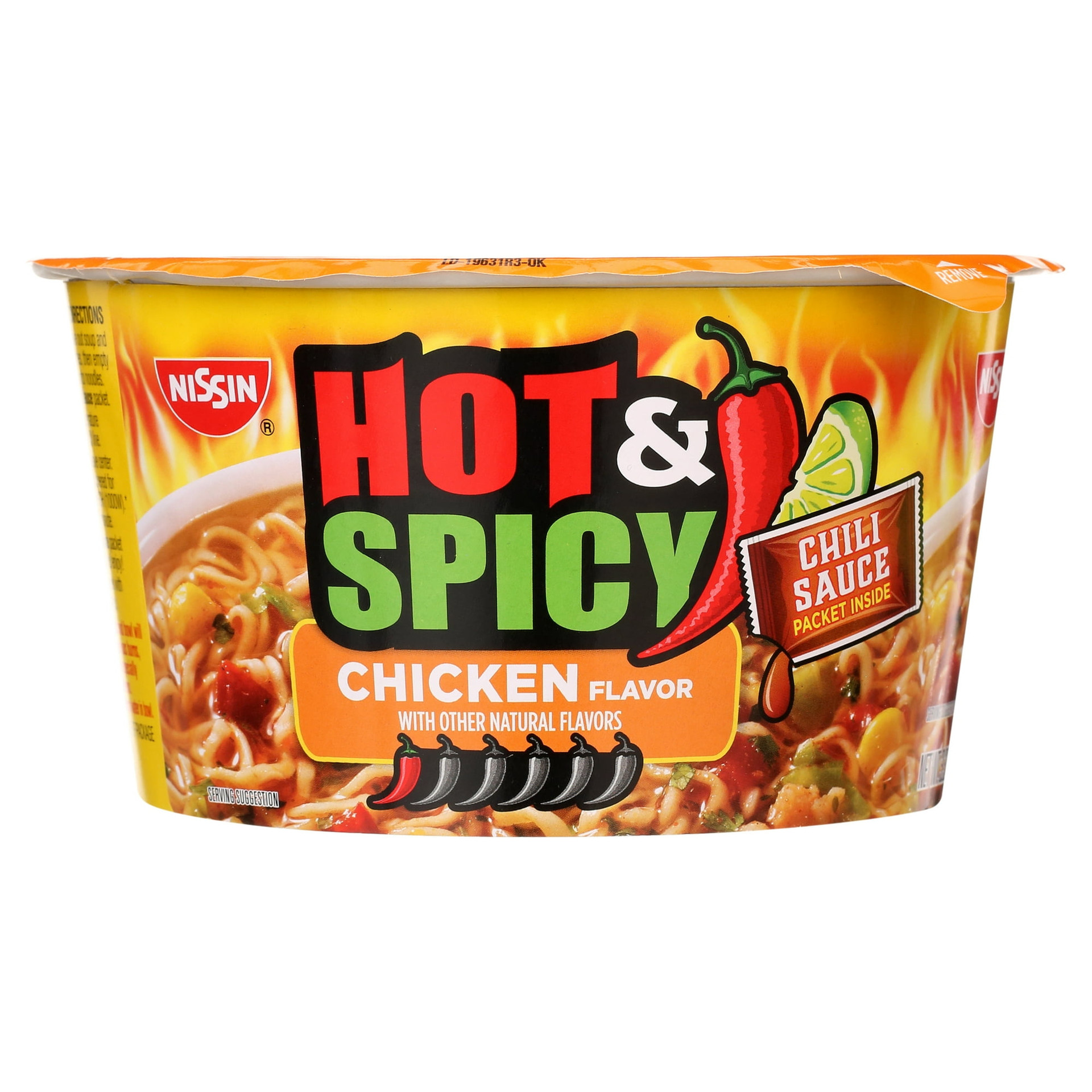 Nissin Foods® 4.55 oz. Hot & Spicy Chicken Flavor Ramen Noodle