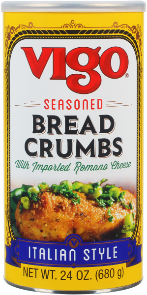 Vigo 8 oz. Seasoned Panko Bread Crumbs | Kitch'n