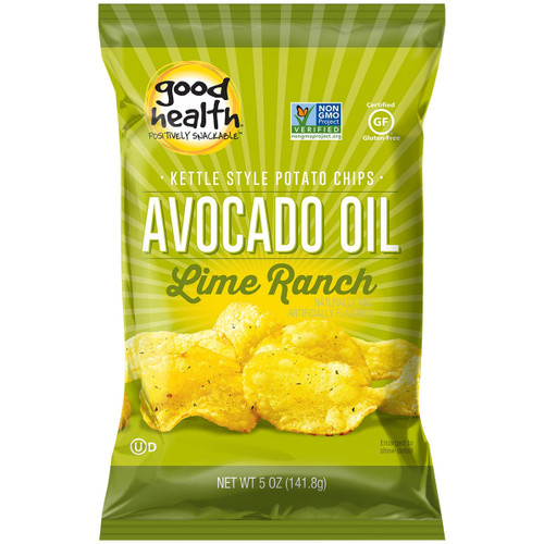 Good Health 5 oz. Avocado Oil Lime Ranch Kettle Potato Chips