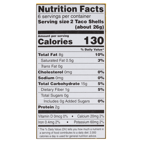 Garden of Eatin' 5.5 oz. Yellow Corn Taco Shells (12 Count)