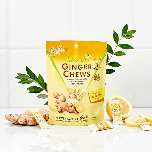 Prince of Peace 4 oz. Lemon Ginger Chews