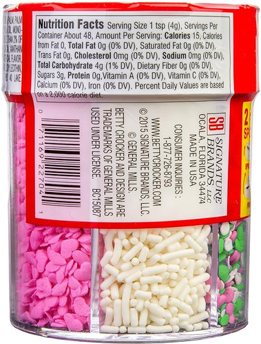 Betty Crocker™ 6.8 oz. 6-Cell Pretty in Pink Decorating Decors