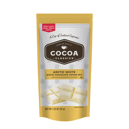 Cocoa Classics® 1.25 oz. Arctic White White Chocolate Cocoa Mix (12 Pack)