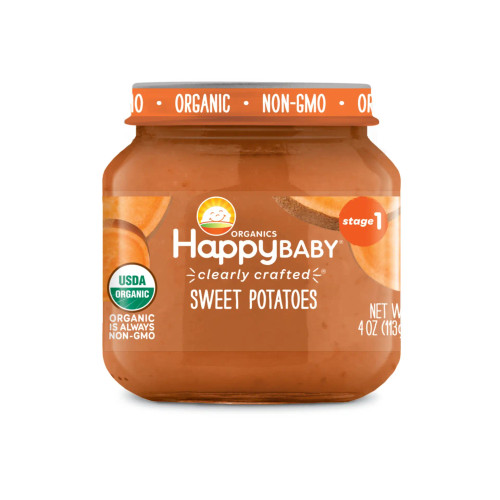 Happy Baby® 4 oz. Clearly Crafted Sweet Potatoes Jar