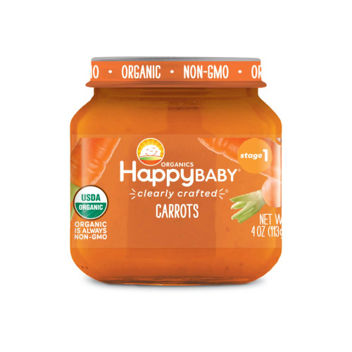 Happy Baby® 4 oz. Clearly Crafted Carrots Jar