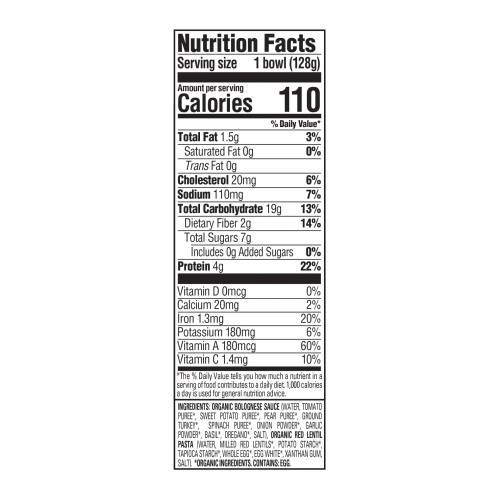 Happy Tot® Organics 4.5 oz. Turkey Bolognese Bowl