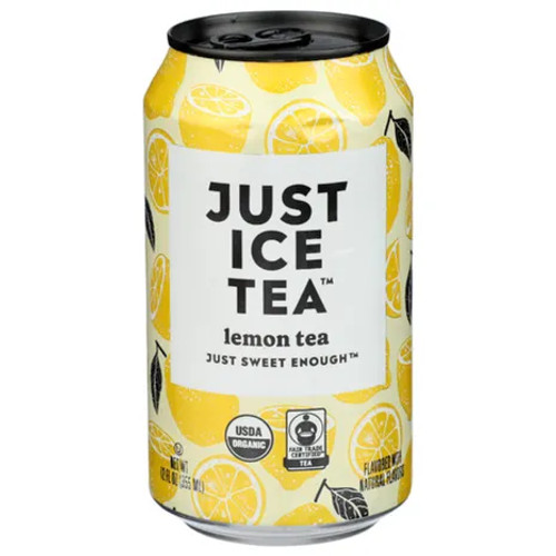 Just Ice Tea 12 fl. oz. Organic Lemon Tea (12 Pack)