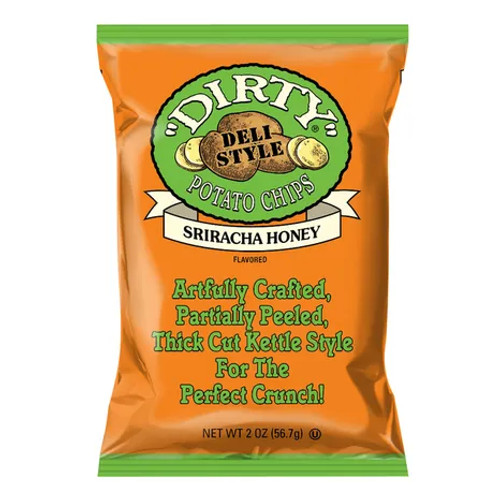 Dirty Potato Chips 2 oz. Sriracha Honey (25 Pack)