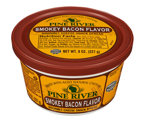 Pine River 8 oz. Shelf Stable Smokey Bacon Snack Spread
