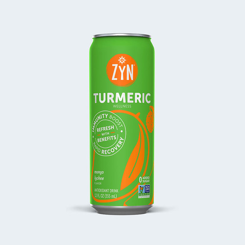 ZYN 12 fl. oz. Mango Lychee Flavored Turmeric Wellness Antioxidant Drink (6 Pack)