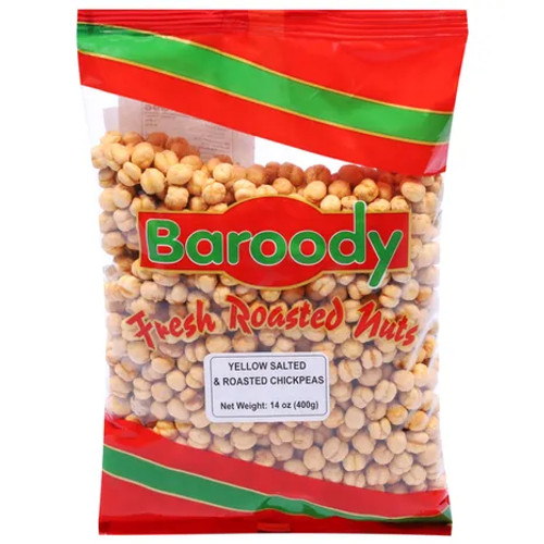 Baroody 14.1 oz. Yellow Salted & Roasted Chickpeas
