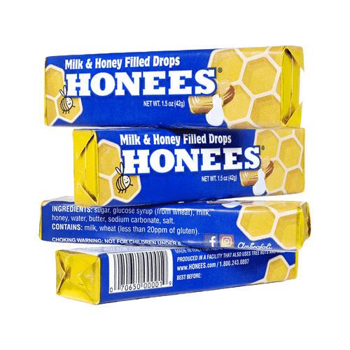 Honees 1.5 oz. Milk & Honey FIlled Drops (4 Pack)