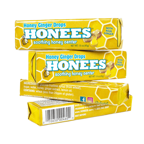 Honees 1.5 oz. Honey Ginger Drops (4 Pack)