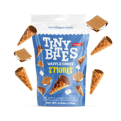 Beemax 4.24 oz. Tiny Bites S'mores Waffle Cones
