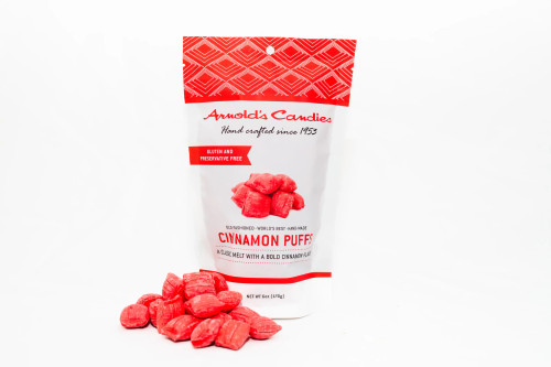 Arnold's Candies 6 oz. Cinnamon Puffs