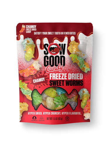 Sow Good 1.5 oz. Freeze Dried Chamoy Sweet Worms