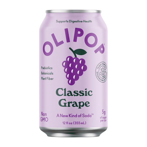 OLIPOP® 12 fl. oz. Classic Grape Prebiotic Soda (4 Pack)