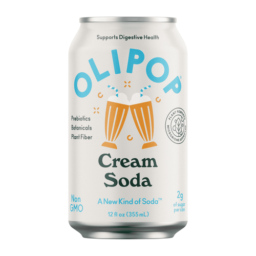 OLIPOP® 12 fl. oz. Cream Prebiotic Soda (4 Pack)