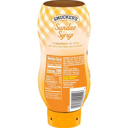 Smucker’s® 20 oz. Sundae Syrup™ Butterscotch Sundae Syrup