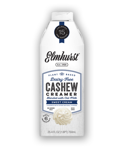 Elmhurst 25.4 fl. oz. Sweet Cream Cashew Creamer