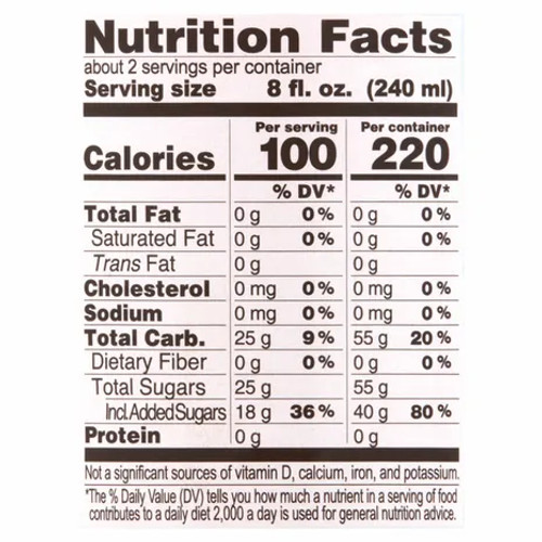 Ralph & Charlie's 18 fl. oz. Healthy Every Day Beverage Pineapple Carrot Drink Blend