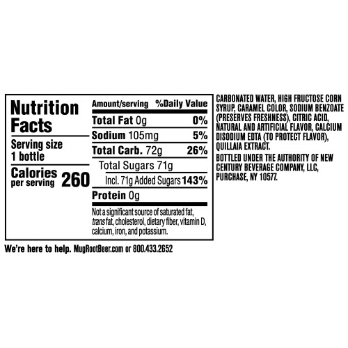 Mug 20 fl. oz. Caffeine-Free Root Beer Soda Pop