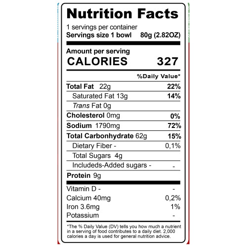 Cielo 2.82 oz. Menudo Instant Ramen Noodle Soup Bowl