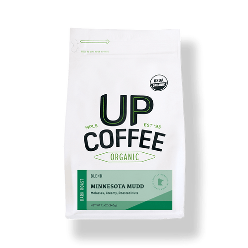 Up Coffee 12 oz. Minnesota Mudd Dark Roast Blend Whole Bean Coffee