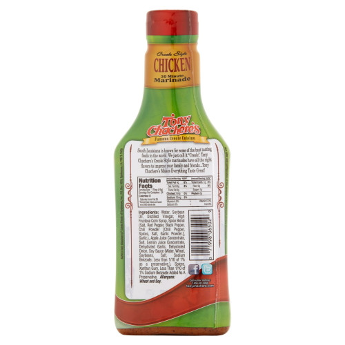 Tony Chachere's 12 fl. oz. Creole Style 30-Minute Chicken Marinade