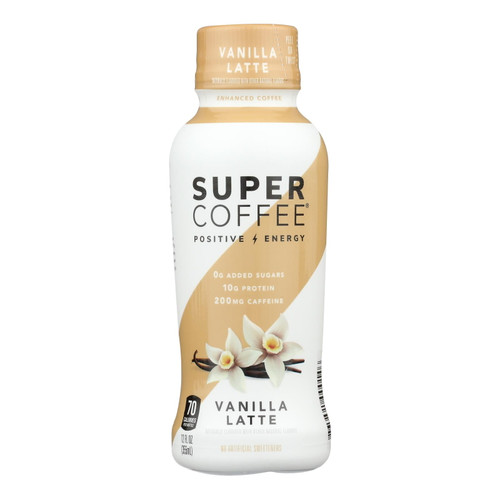 Super Coffee 12 fl. oz. Ready to Drink Vanilla Latte (6 Pack)
