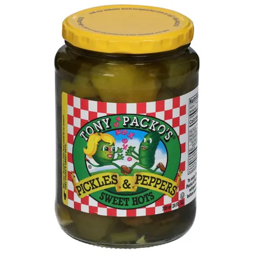 Tony Packo's 24 oz. Sweet Hots Pickles & Peppers