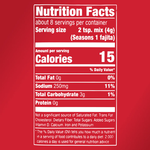 McCormick® 1.12 oz. Fajitas Seasoning Mix