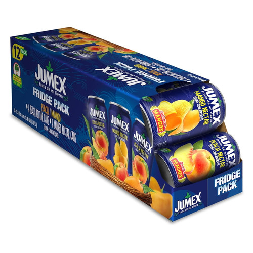 Jumex 11.3 fl. oz. Mango and Peach Nectar Variety Pack (12 Pack) (12 Pack)