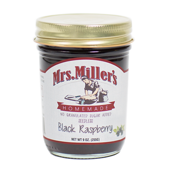 Mrs. Miller's 9 oz. No Sugar Seedless Black Raspberry Jam