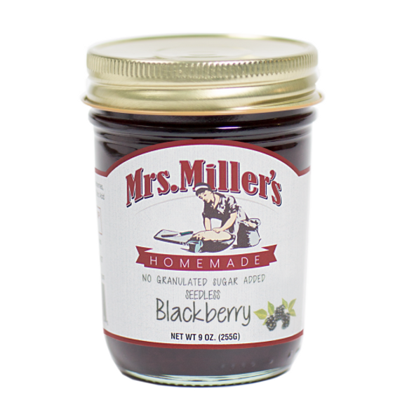 Mrs. Miller's 9 oz. No Sugar Seedless Blackberry Jam